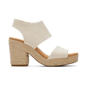 TOMS Majorca Espadrille Rope Platform Sandal - Size 6